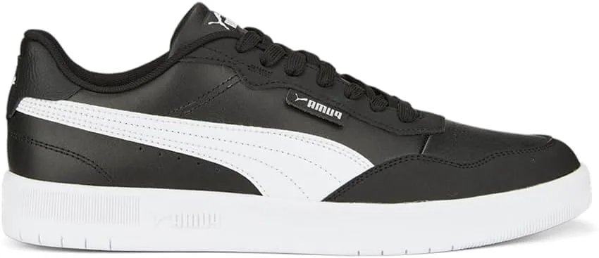 Мужские кроссовки PUMA Court Ultra Lite на шнуровке для повседневной носки - черные, черный