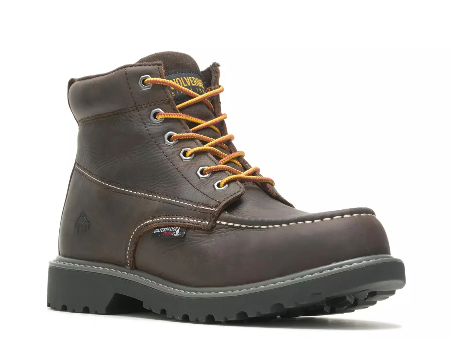 

Рабочие ботинки Steel Toe - мужские Wolverine, Dark Brown