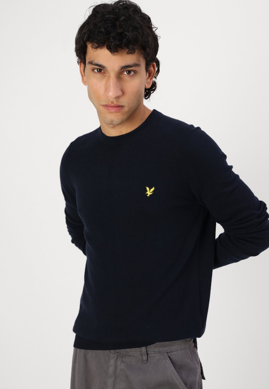 

Джемпер CREW NECK Lyle & Scott, темно-синий