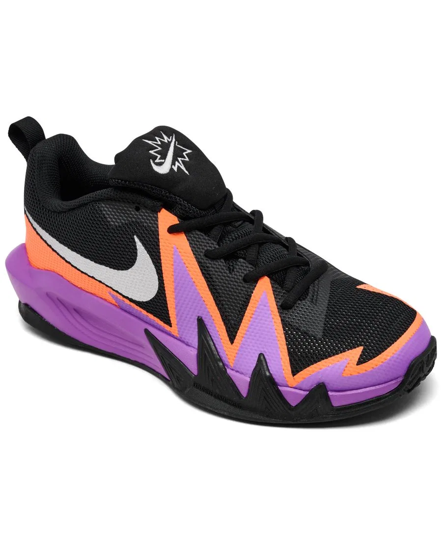 Детские баскетбольные кроссовки ST Dynamite от Finish Line Nike, оранжевый/фиолетовый/черный
