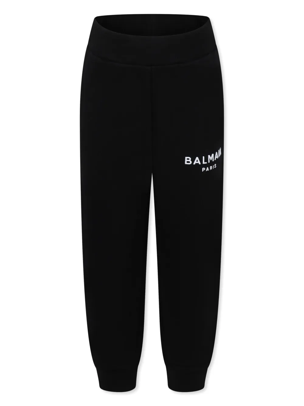 

Брюки из органического хлопка Balmain Kids, черный
