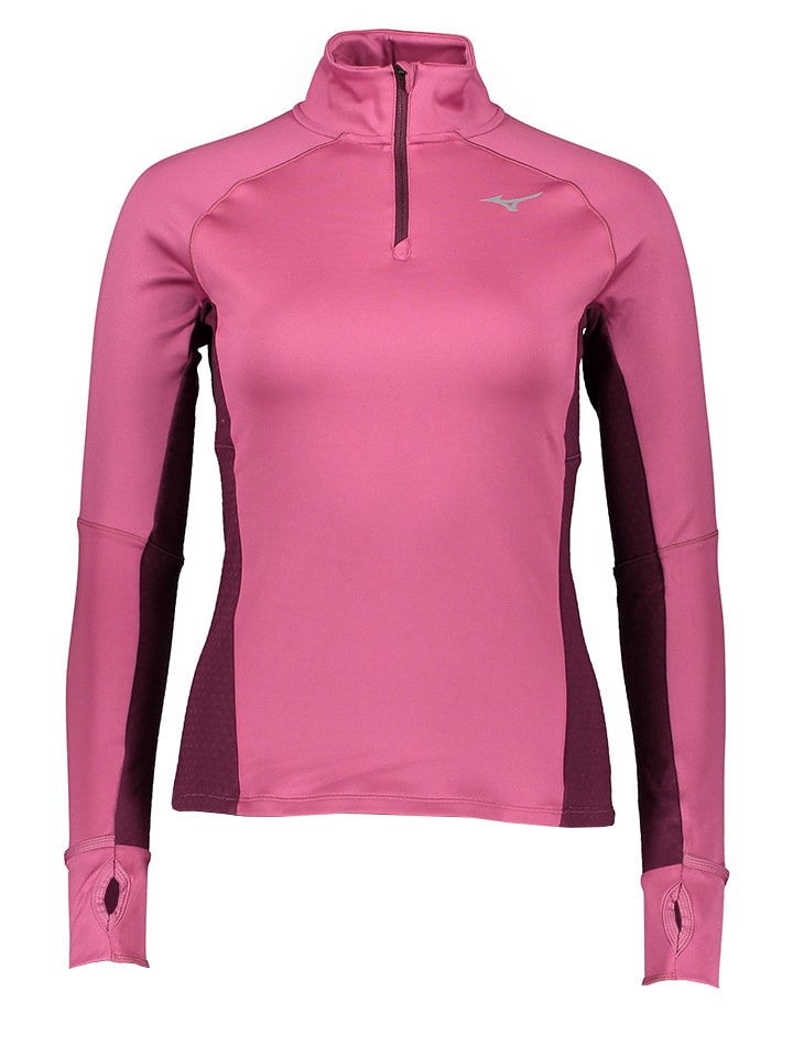 

Лонгслив Mizuno Funktionsshirt Warmalite, розовый