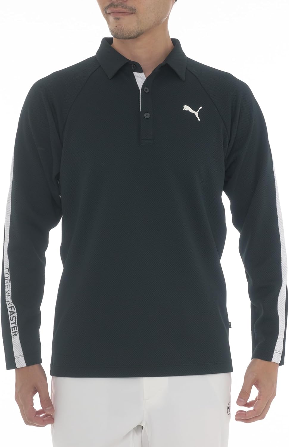 

Футболка-поло Golf PF Stretch Thermo Tapered Line LS Polo 63042304 Puma, черный