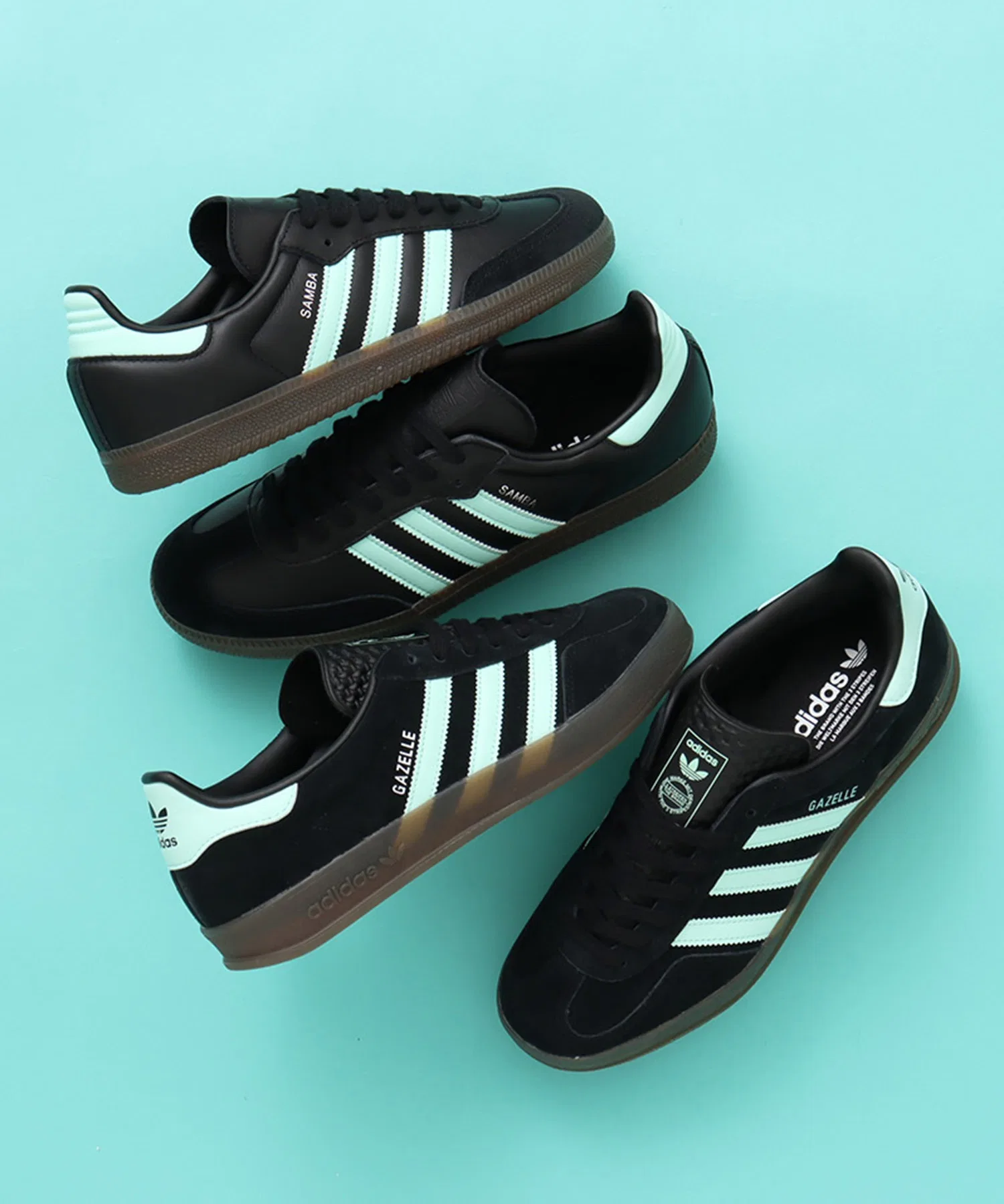 Унисекс кроссовки Gazelle Indoor adidas коричневые — фото 2