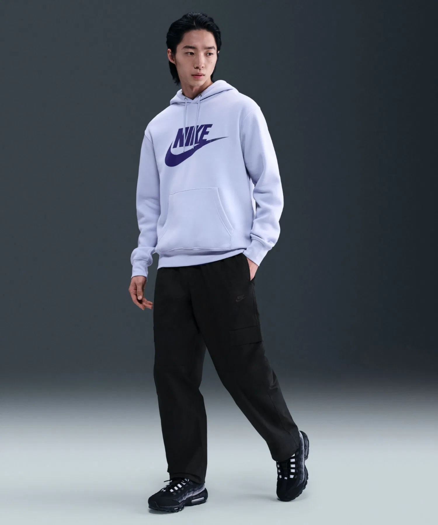 Мужские тканые брюки-карго Nike Sportswear Club HV1434-010, черные. — фото 3