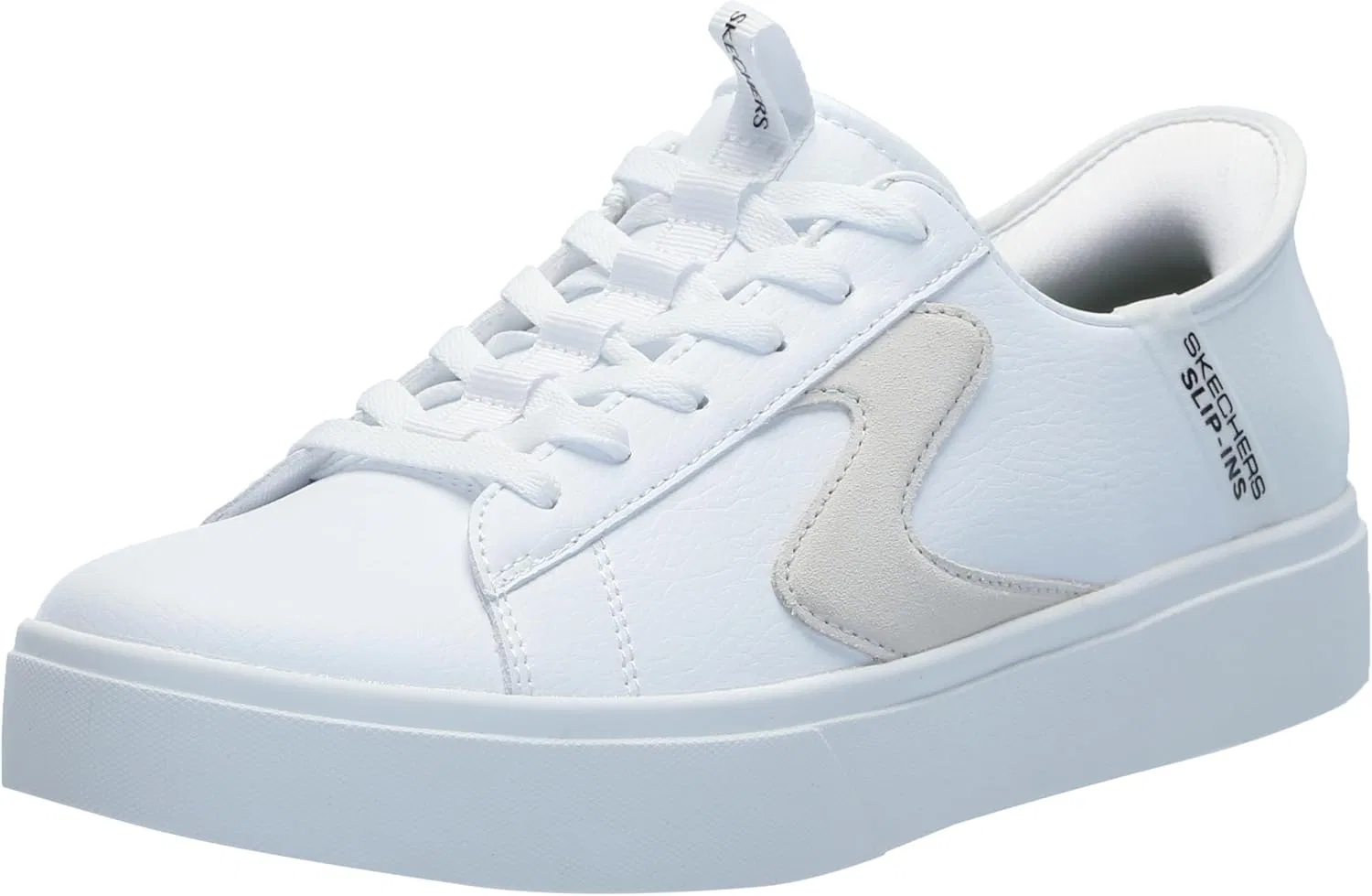 Мужские слипоны Skechers Eden Lx Strando Platform с возможностью снятия сандалий без помощи рук, White Opulent Garden
