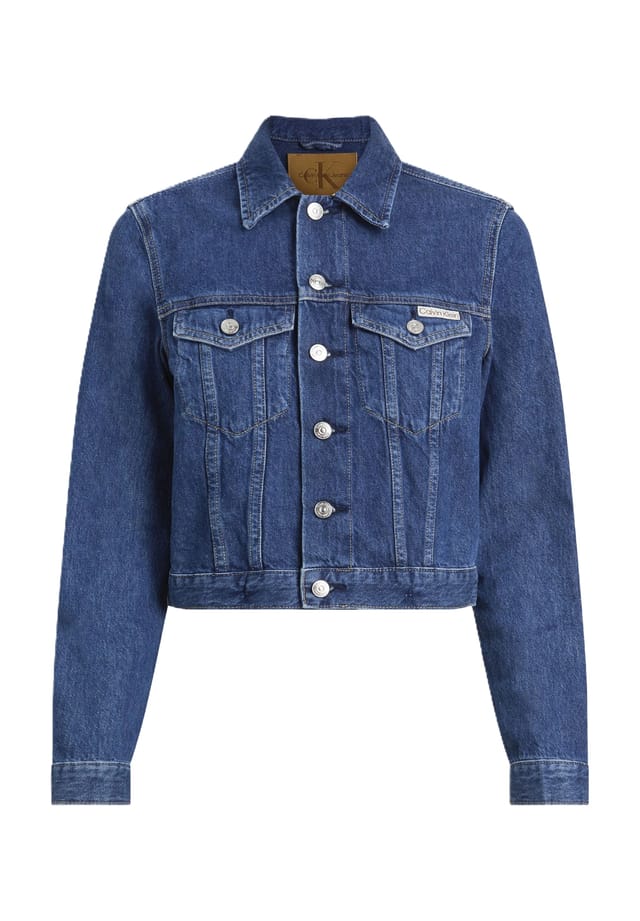 

Джинсовая куртка с отложным воротником Calvin Klein Jeans, синий