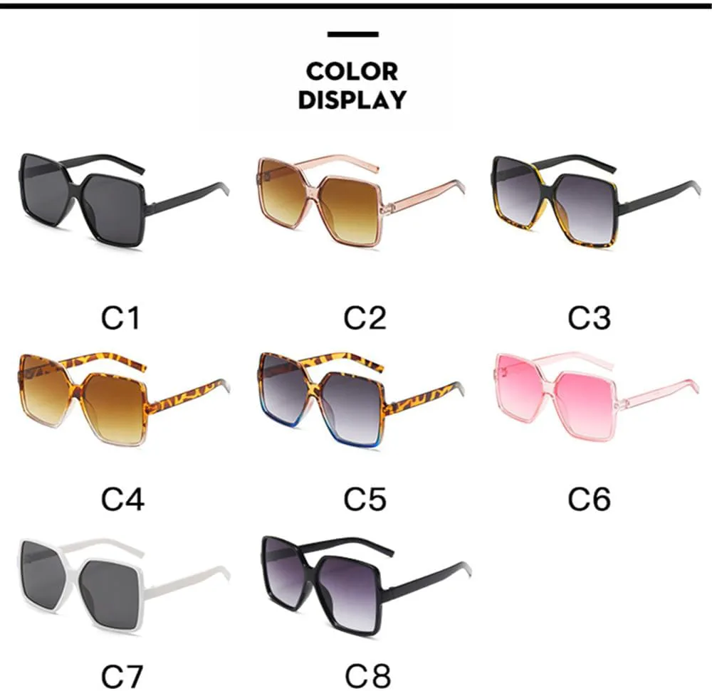 

Солнцезащитные очки UV400 с большой оправой и градиентным покрытием, подходят для женщин и мужчин, для бега и занятий спортом на открытом воздухе UYPTK, Bk-ld