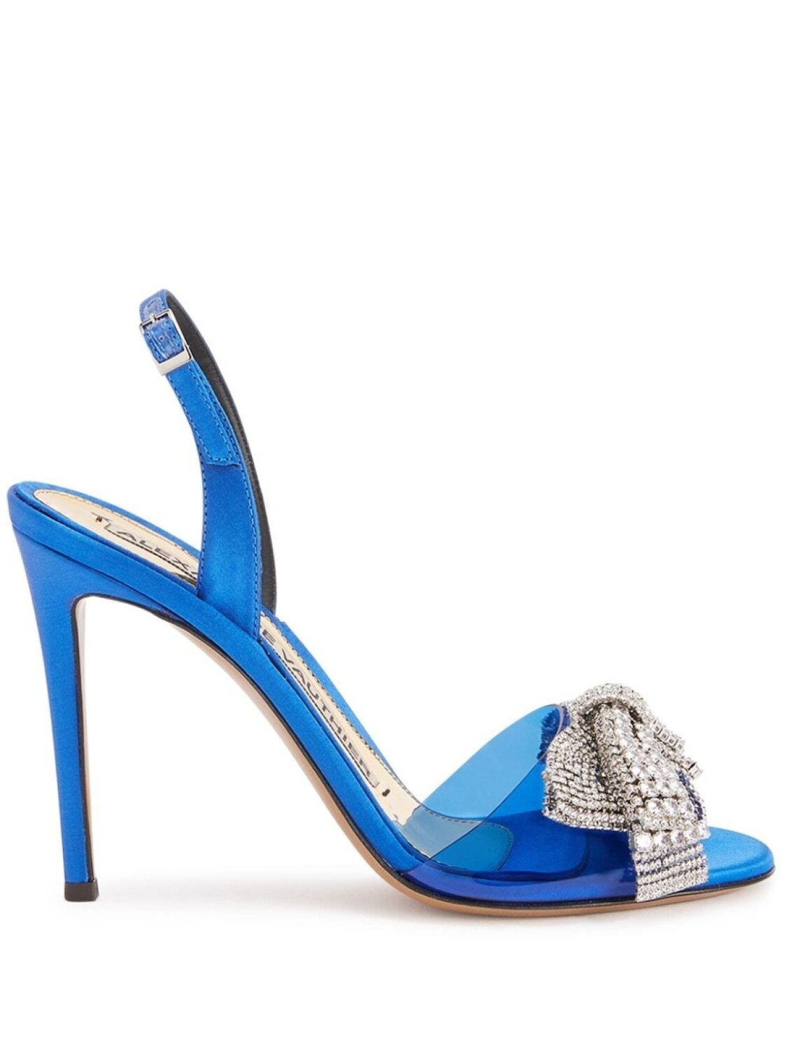 Alexandre Vauthier босоножки с кристаллами, синий
