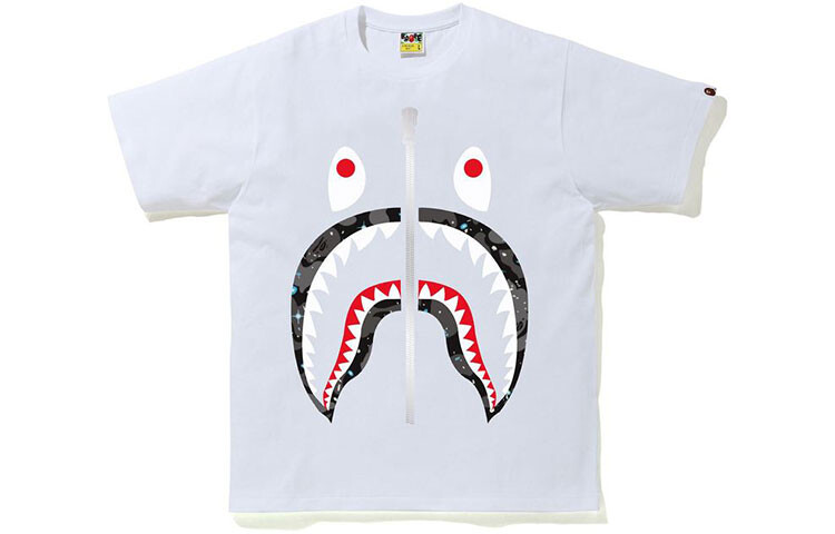 Футболка Shark Series для мужчин A Bathing Ape, черный — фото 2