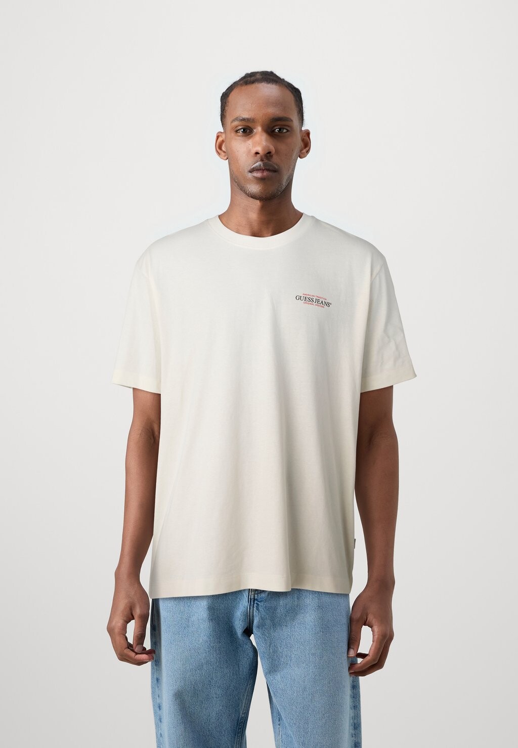 

Футболка с принтом AMERICAN TRAD TEE Guess Jeans, цвет Not Defined