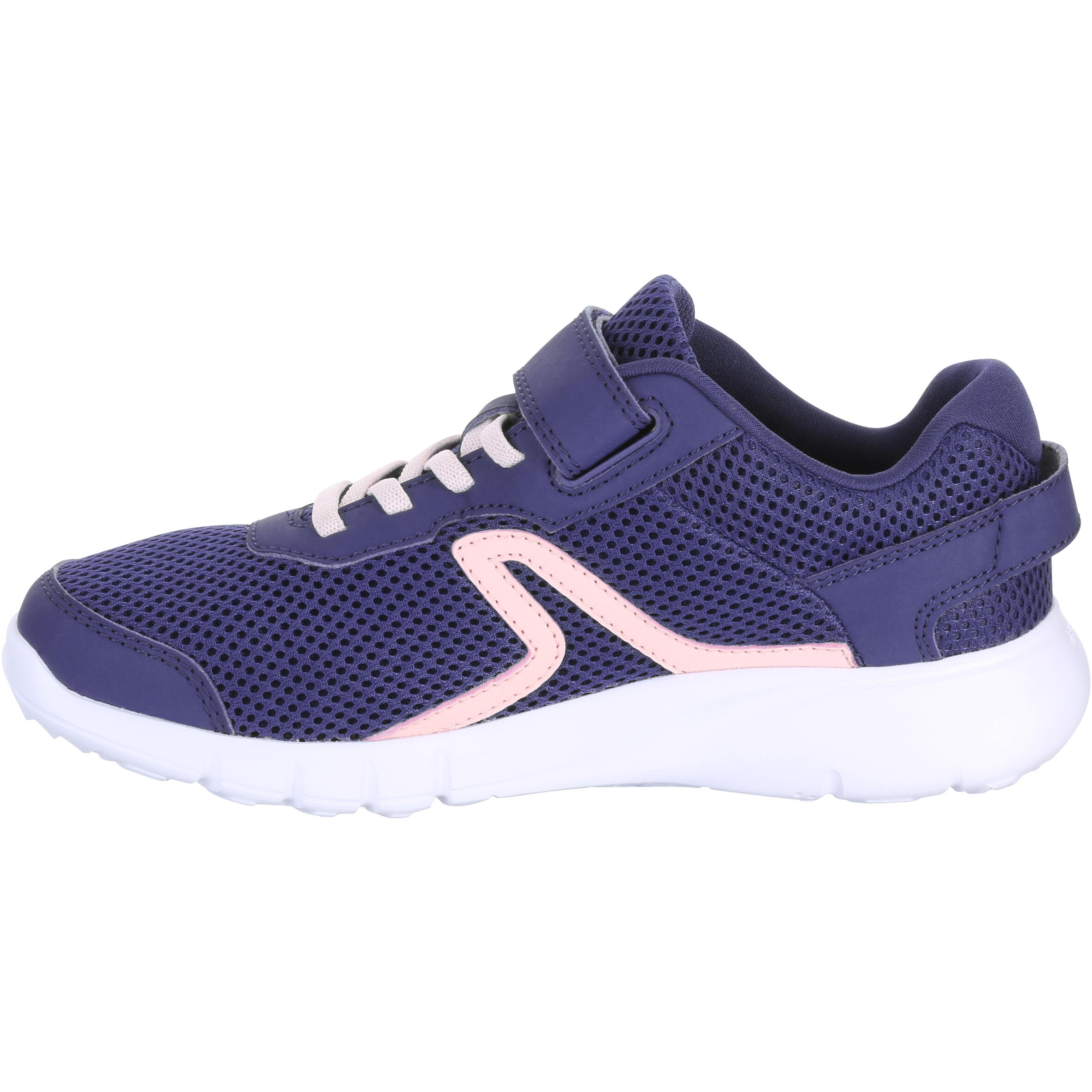 Молодёжные кроссовки для фитнеса Newfeel Soft 140 Fresh — тёмно-синий/коралловый — фото 4