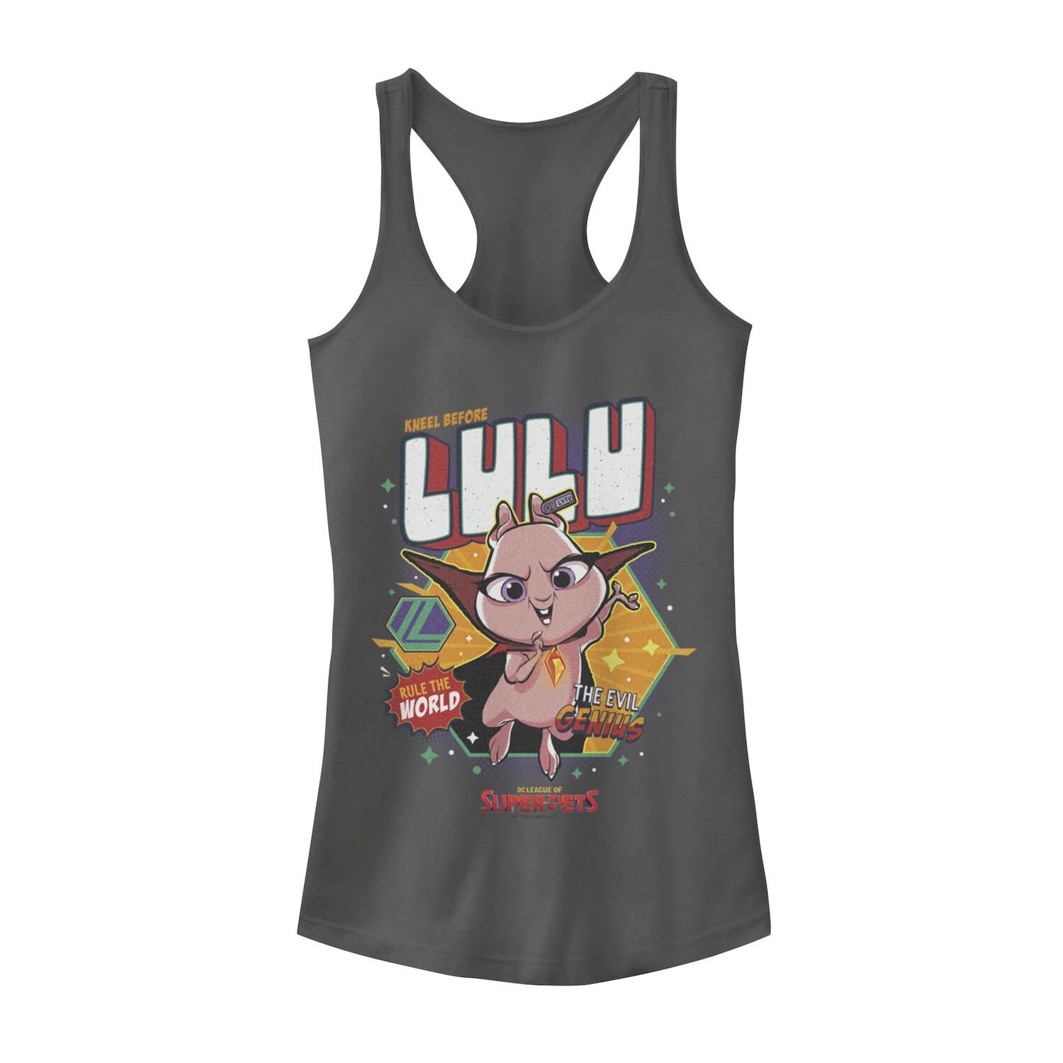 

Детская майка с логотипом DC Comics Super Pets Lulu Licensed Character