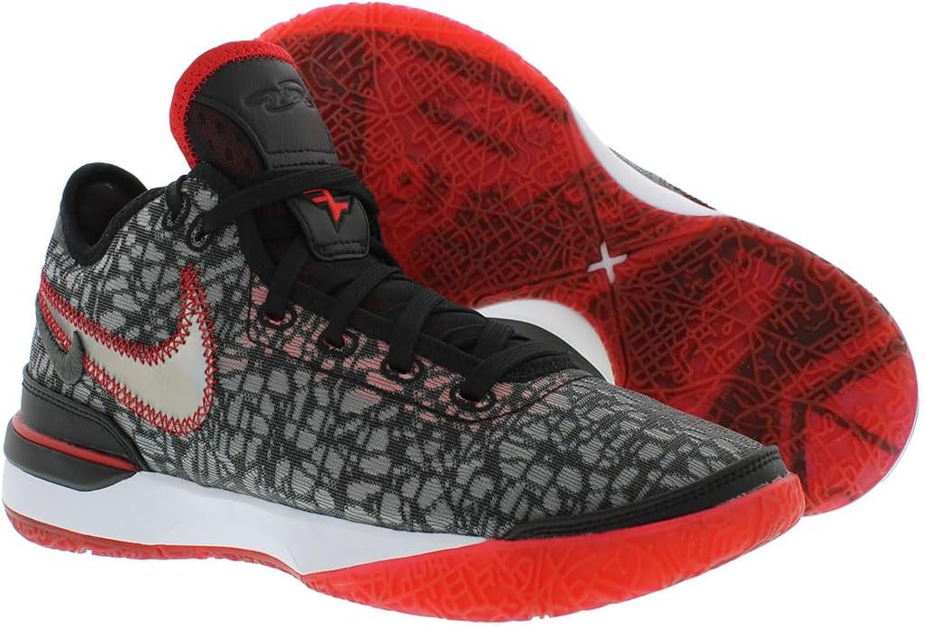 Мужские кроссовки Nike Zoom Lebron NXXT Gen, черный/красный — фото 2