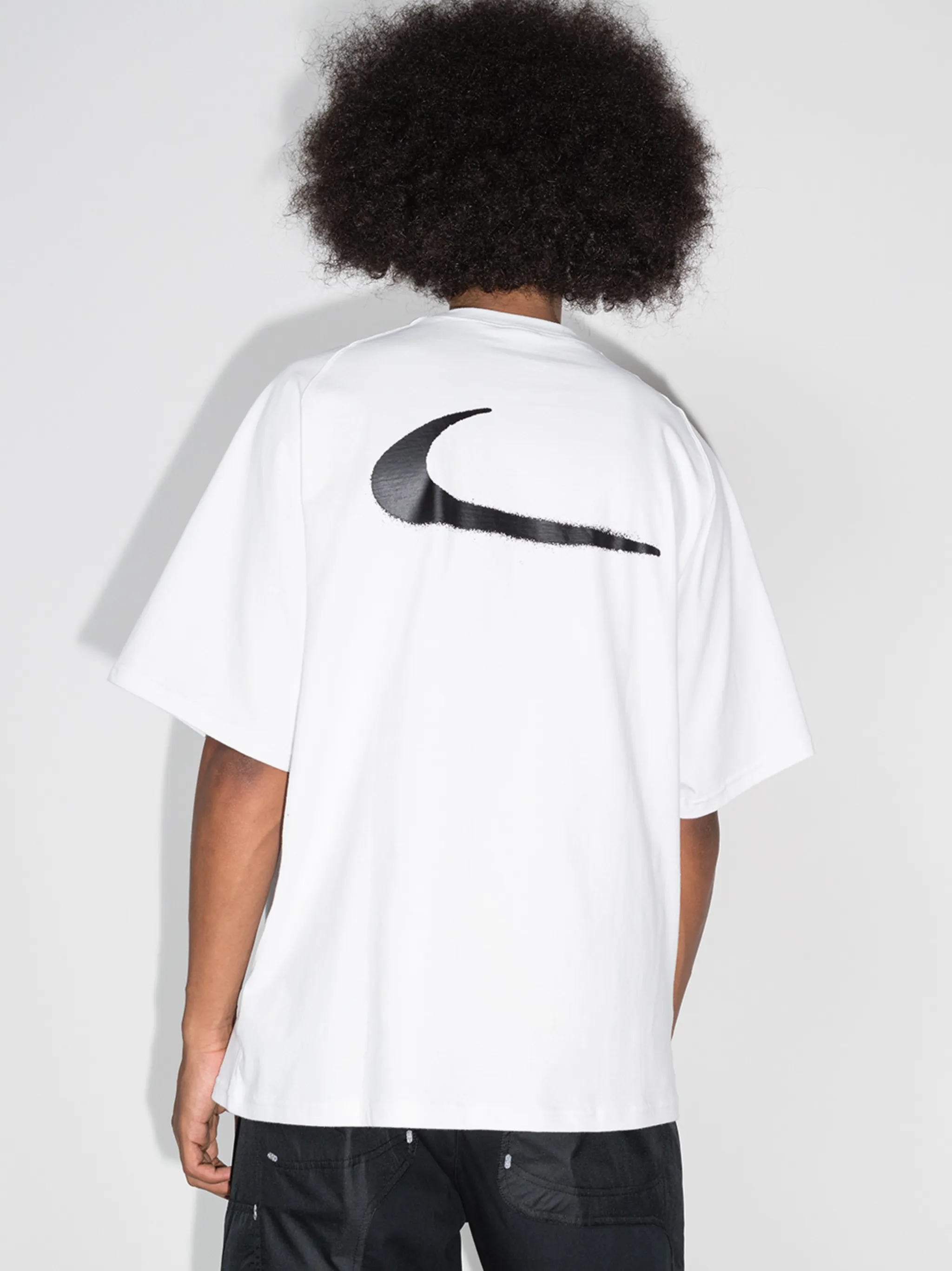 Футболка с принтом граффити из коллаборации с Off-White Nike X Off-White, белый — фото 3