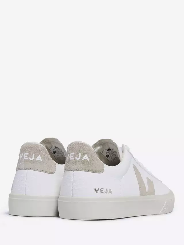 Кроссовки VEJA Campo Suede Detail Leather, цвет extra/white/natural — фото 3