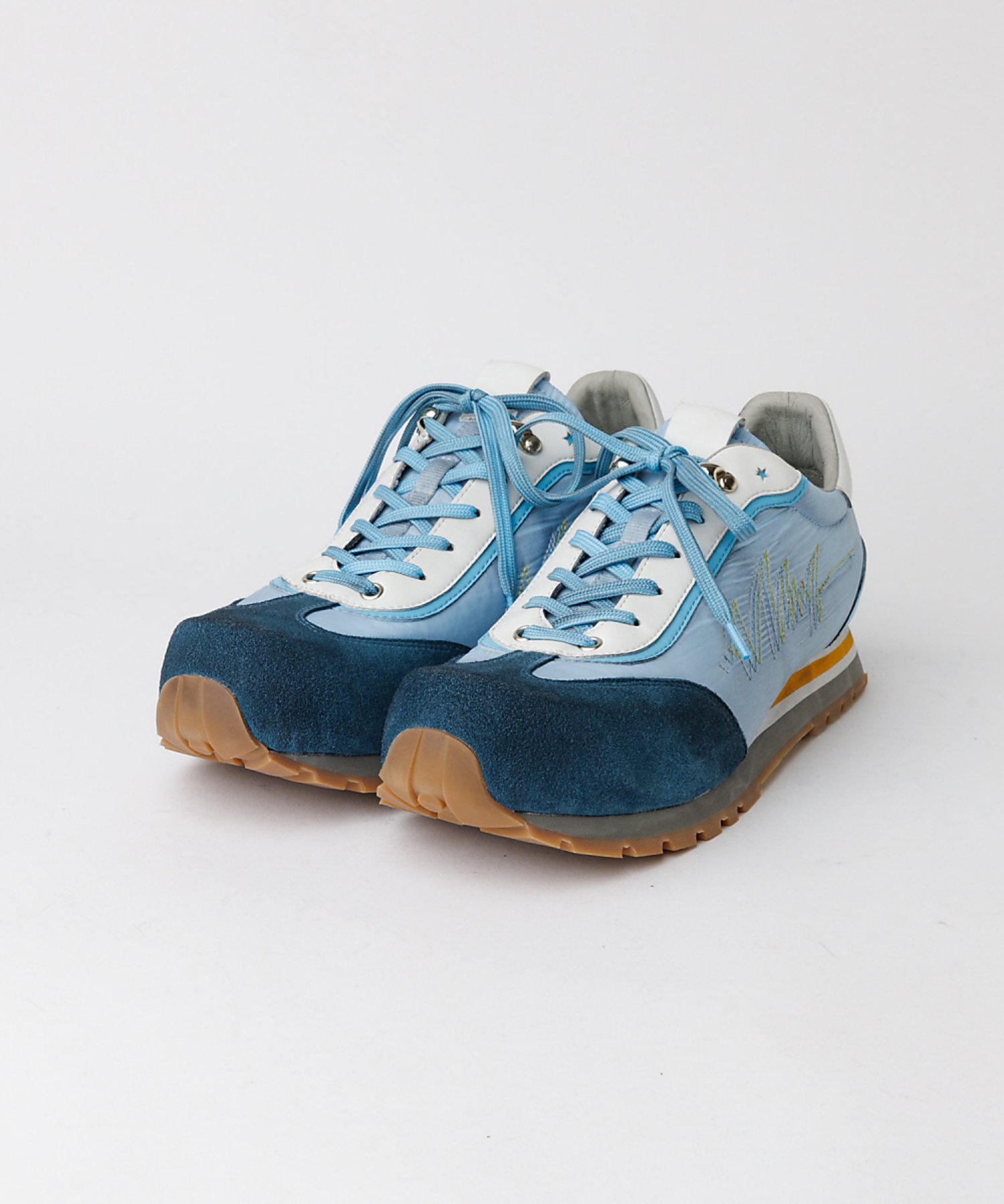 26 S/S Винтажные комбинированные кроссовки Предзаказ AlfredoBANNISTER, Blue