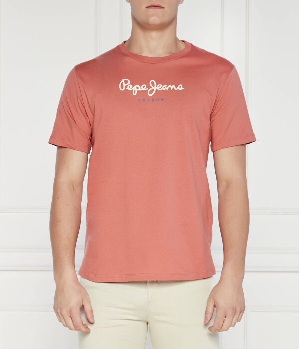 

Футболка мужская Pepe Jeans London с надписью, персиковый
