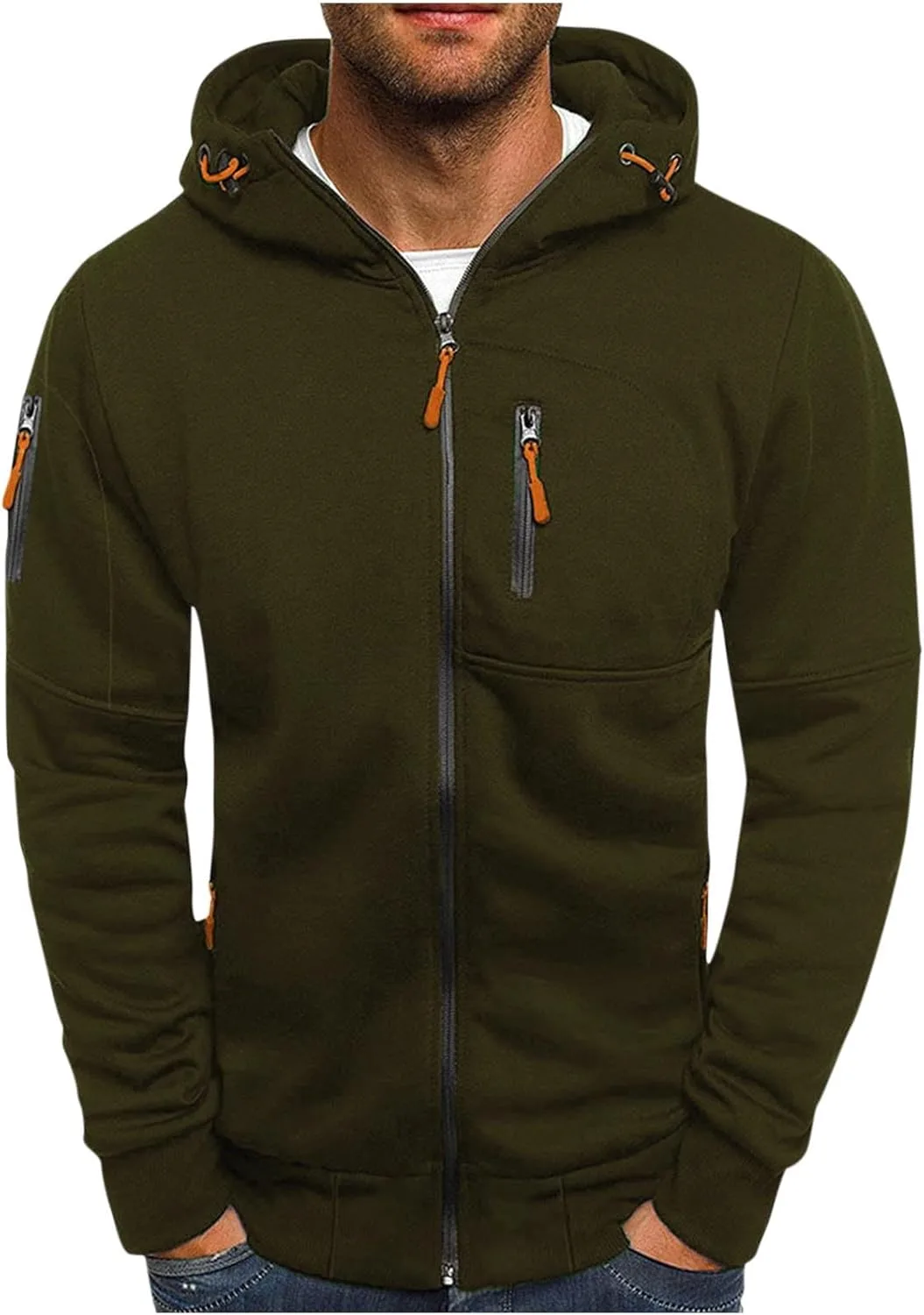 

Кардиган с капюшоном и принтом