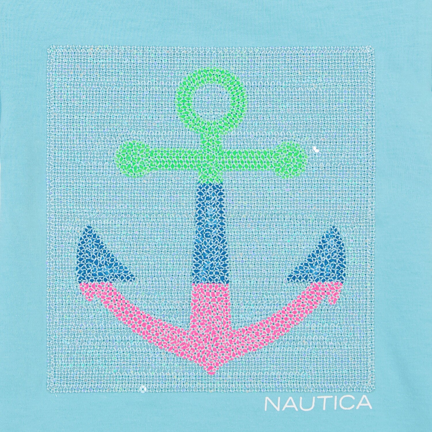 

Футболка с цветными блоками Nautica Little Girls (4-6X), цвет Peacoat