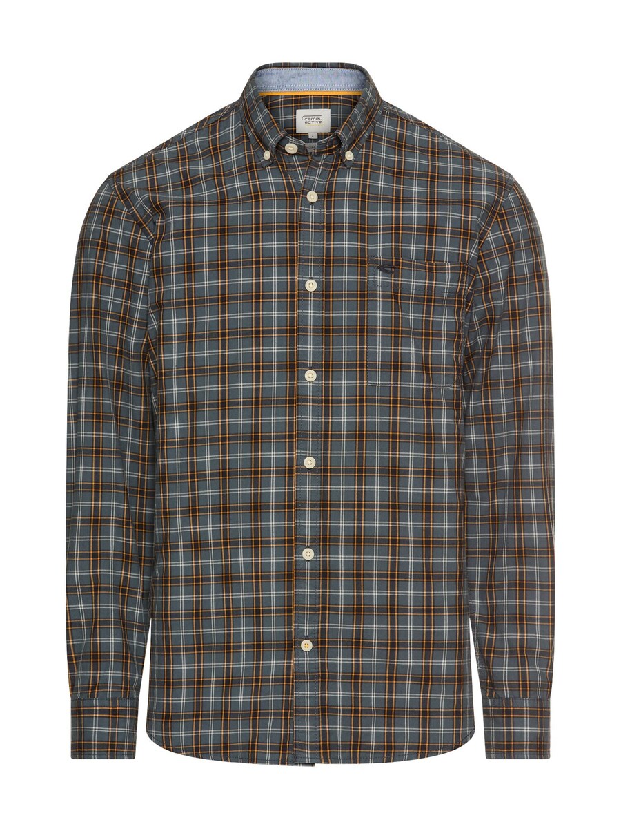 

Рубашка на пуговицах классического кроя CAMEL ACTIVE, Grey/Light grey