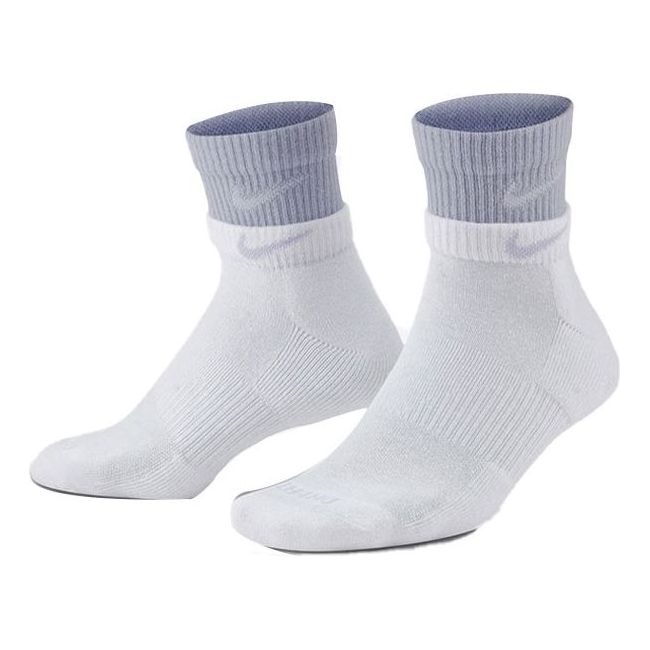 

Носки Nike Unisex Everyday Plus Cushioned Ankle Tube Socks 2 Packs Purple, фиолетовый