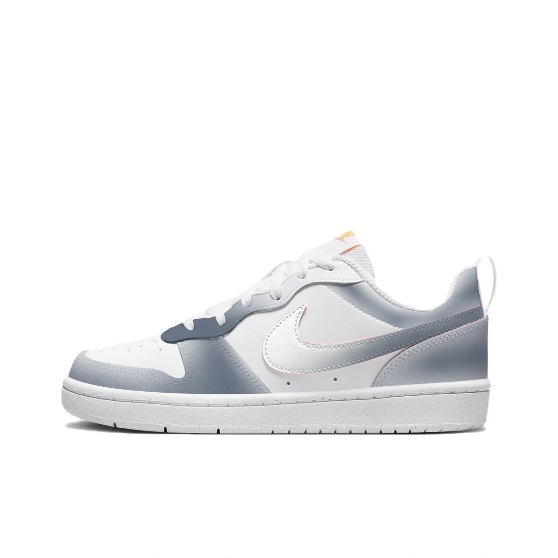 

Кроссовки Nike Dunk Skateboard Shoes Women's Low-Top White Blue, белый/синий