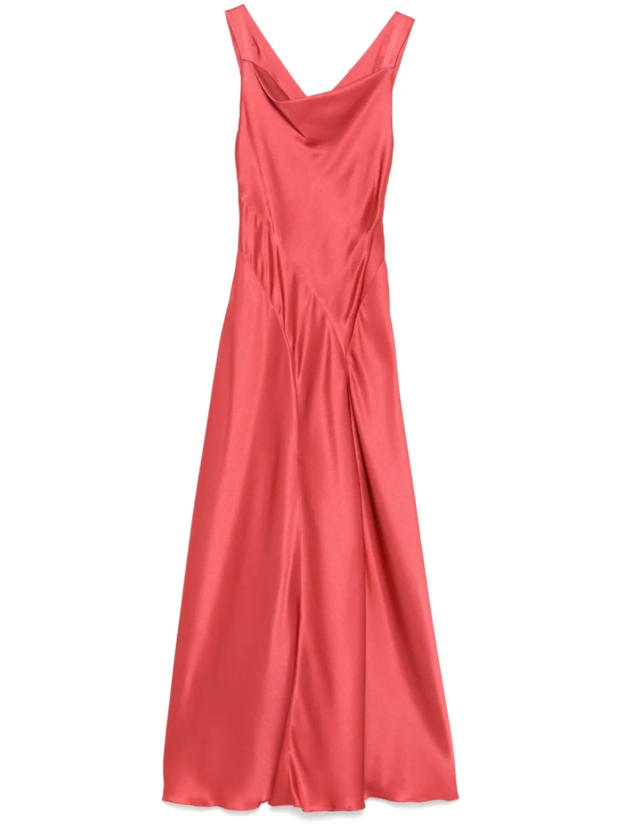 

Платье с вырезом Alberta Ferretti, розовый