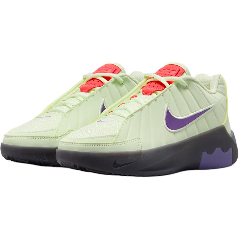 Nike LeBron Witness 9 Low top детские баскетбольные кроссовки Green Purple Black Unisex — фото 4
