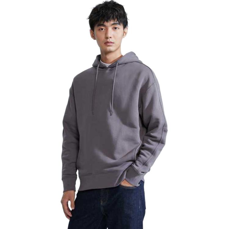 CALVIN KLEIN Свитер унисекс титановый серо-фиолетовый, FDY-Titanium Purple Gray — фото 4