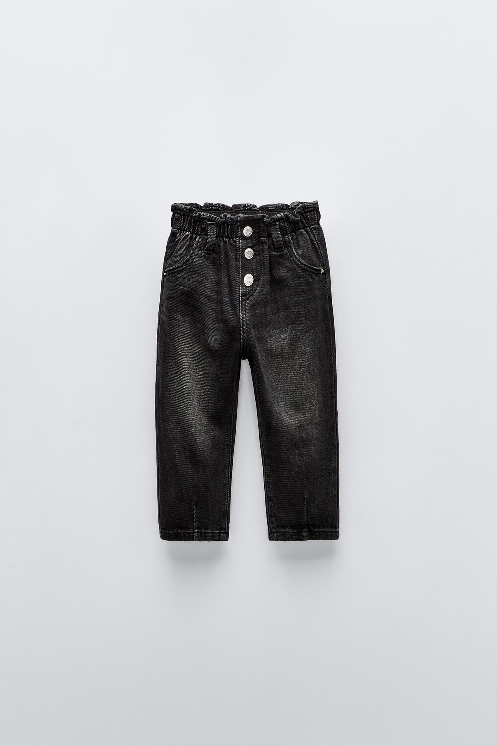 

Мешковатые джинсы ZARA, черный
