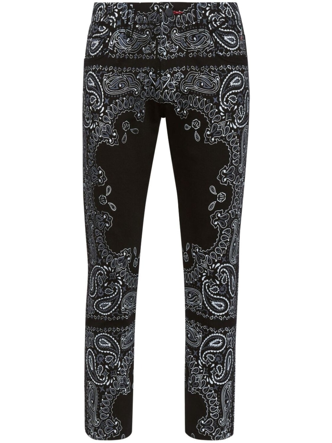 

Philipp Plein джинсы скинни с нашивкой-логотипом, черный