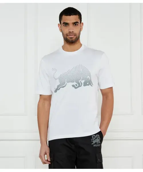 

Футболка dricard_rb Relaxed fit Hugo, белый