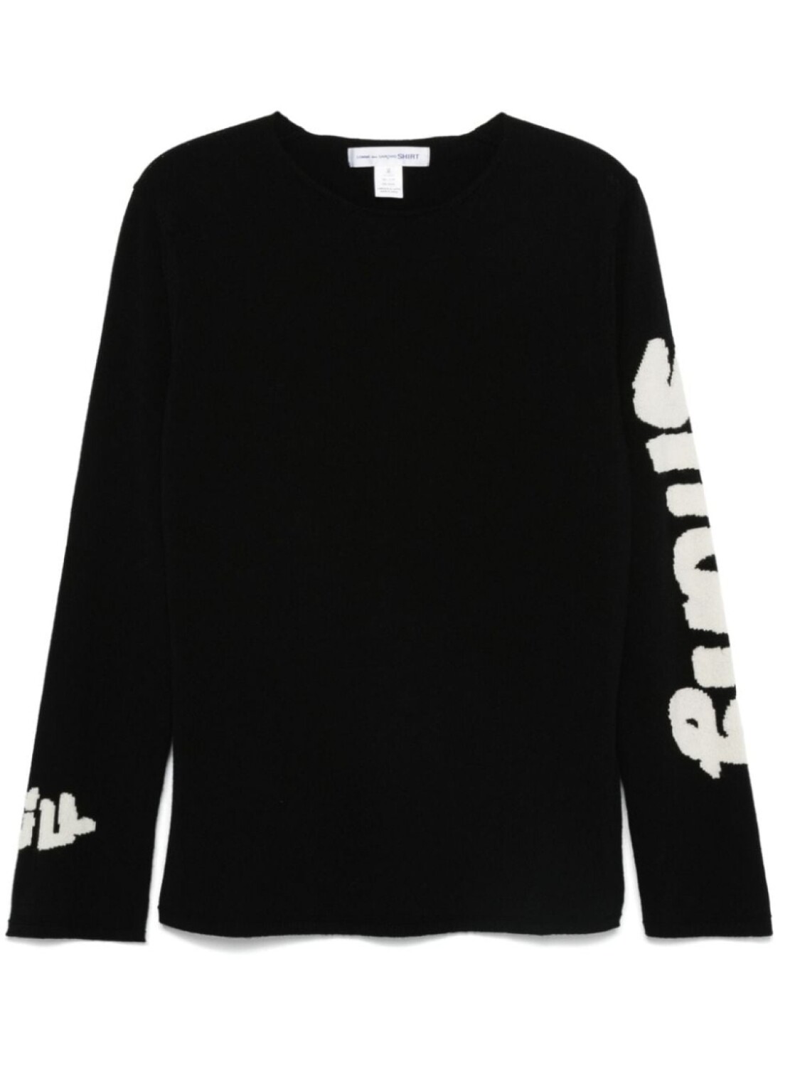 

Comme Des Garçons Shirt свитер, связанный интарсией, черный