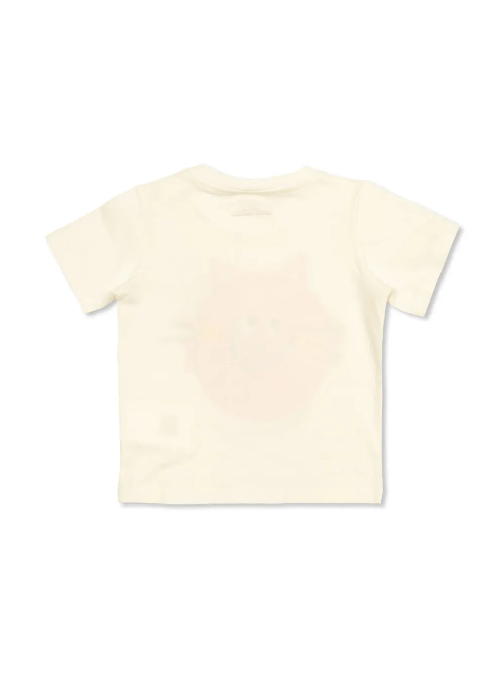 Футболка с принтом Stella McCartney Kids, нейтральный — фото 2