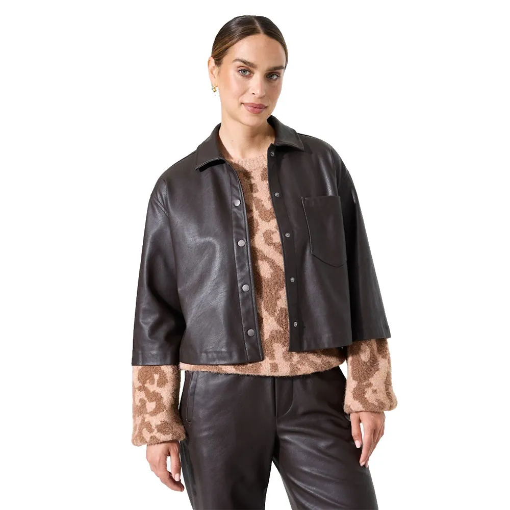 

Кожаная куртка Garcia J50092, коричневый