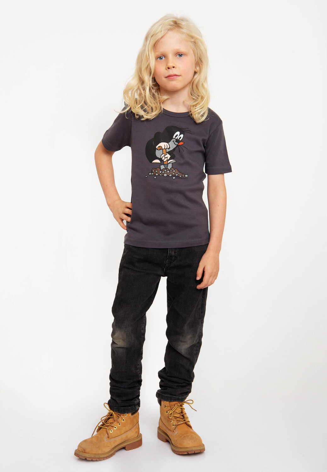 Футболка Logoshirt Der kleine Maulwurf, синий — фото 2