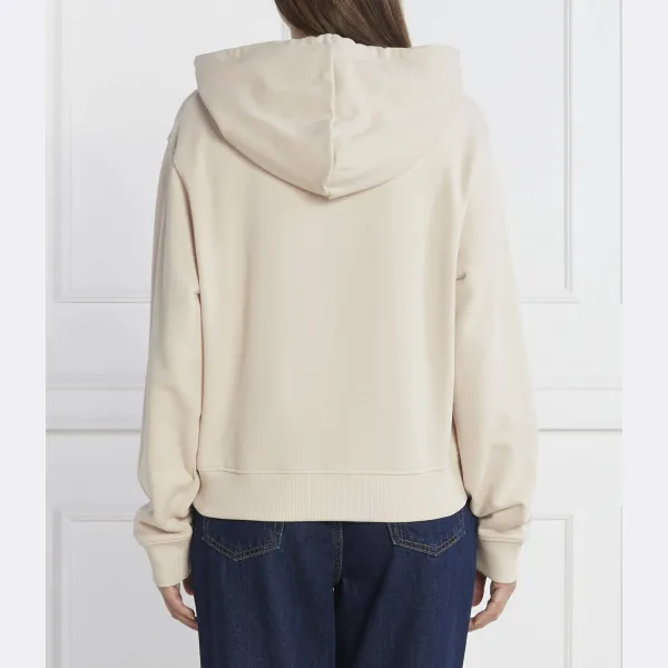 Толстовка Reg Monotype с вышивкой стандартного кроя Tommy Hilfiger, бежевый — фото 2