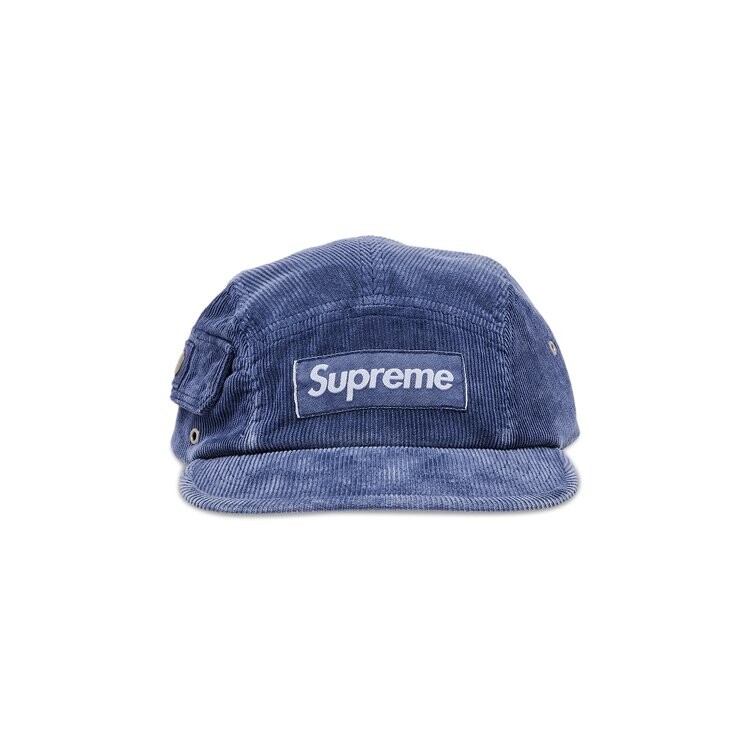 

Бейсболка Supreme Corduroy Pocket Camp Cap, синий