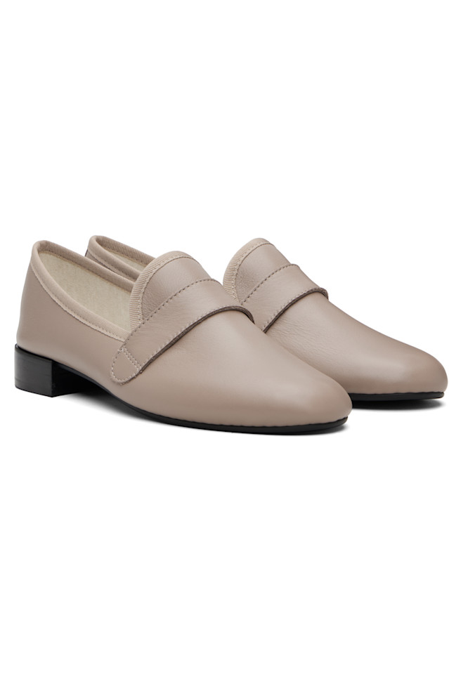 Майкл лоферы на резиновой подошве Repetto, бежевый — фото 4
