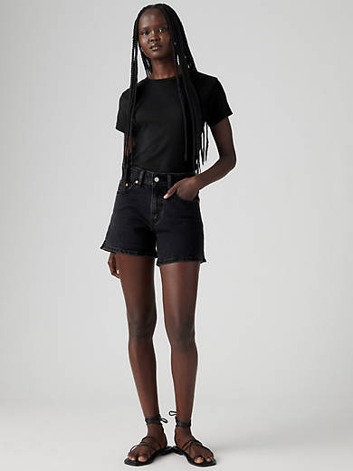 

Шорты женские А-силуэта Levi's, цвет First Or Last No Dp - Black