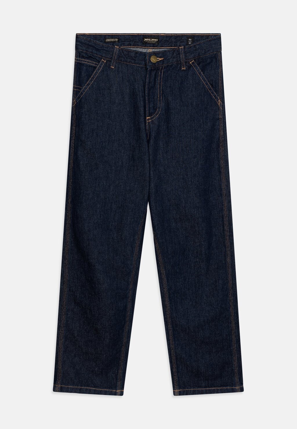 

Джинсы прямого кроя JJICHRIS JJWORKER JNR Jack & Jones, синий деним