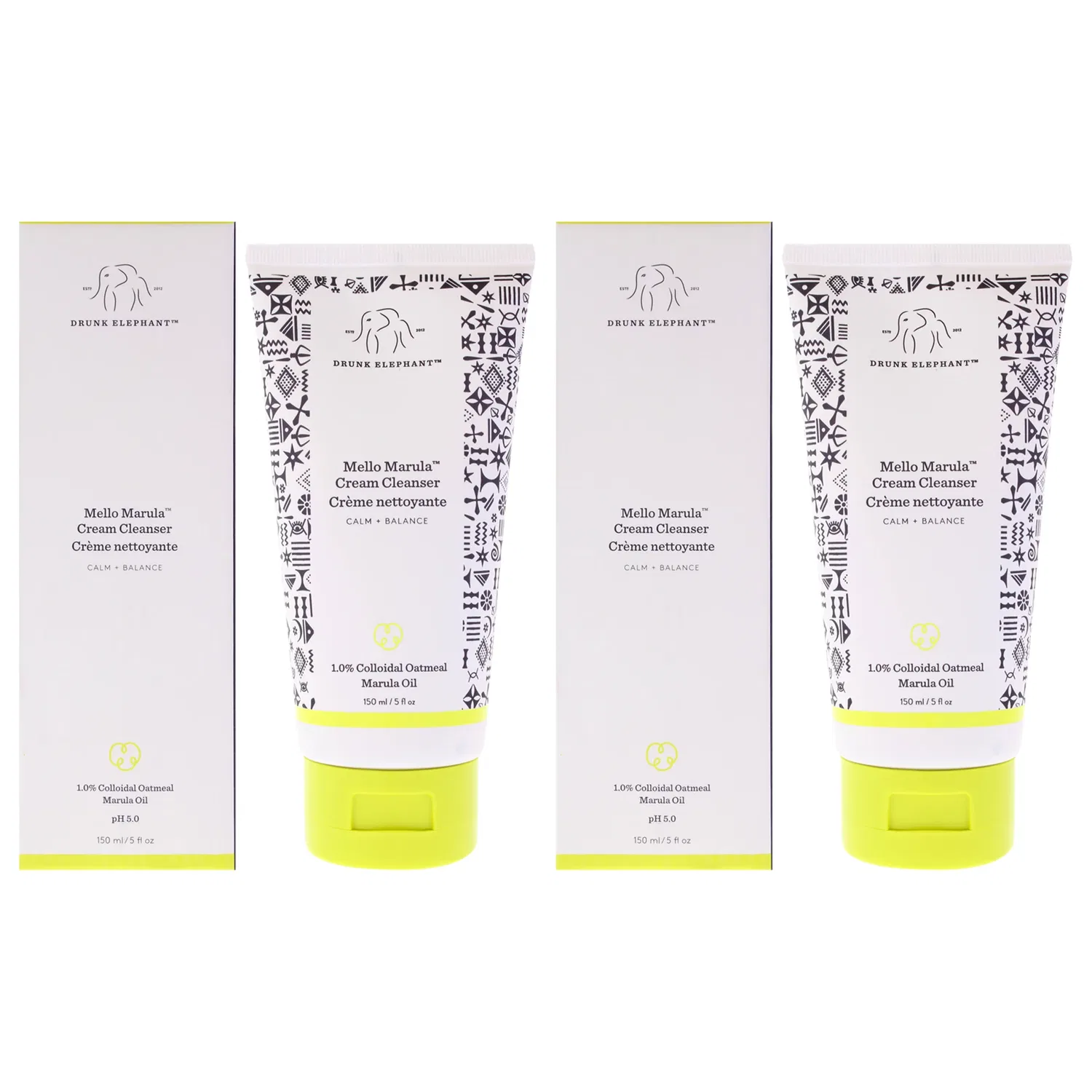 Крем для лица SPF DRUNK ELEPHANT Очищающий Mello Marula Cream Cleanser от для мужчин и женщин - - упаковка из