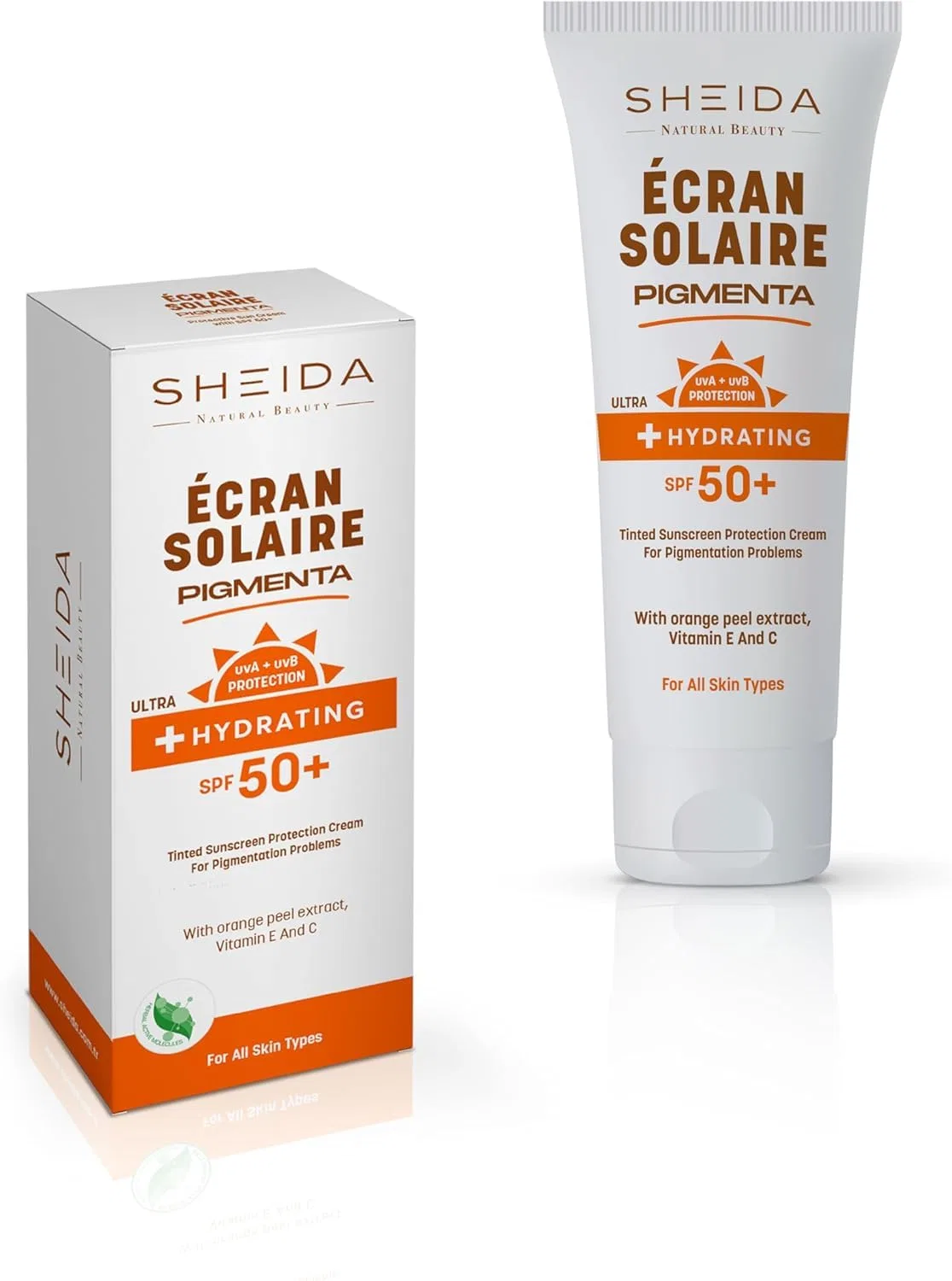 Тонирующий солнцезащитный крем SPF 50+ от ECRAN SOLAIRE Sheida — фото 3