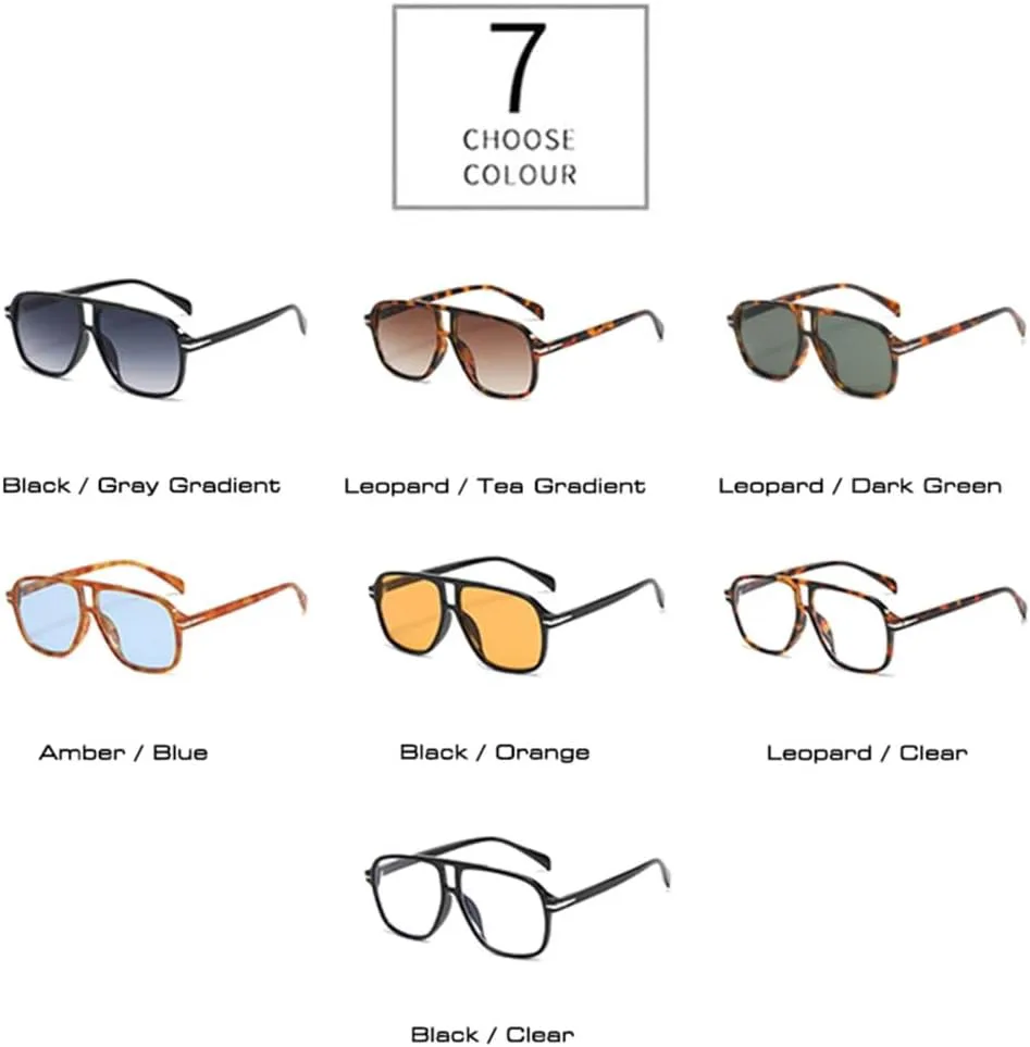 

Мужские солнцезащитные очки в стиле ретро с защитой от УФ-излучения UV400, декоративными заклепками и синими линзами, женские солнцезащитные очки generic, 4