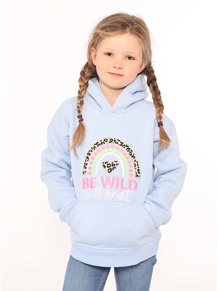

Пуловер с капюшоном Zwillingsherz Hoodie Nicki, светло-синий