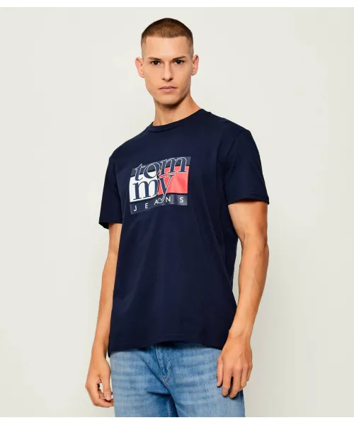 

Футболка Slim fit Tommy Jeans, синий