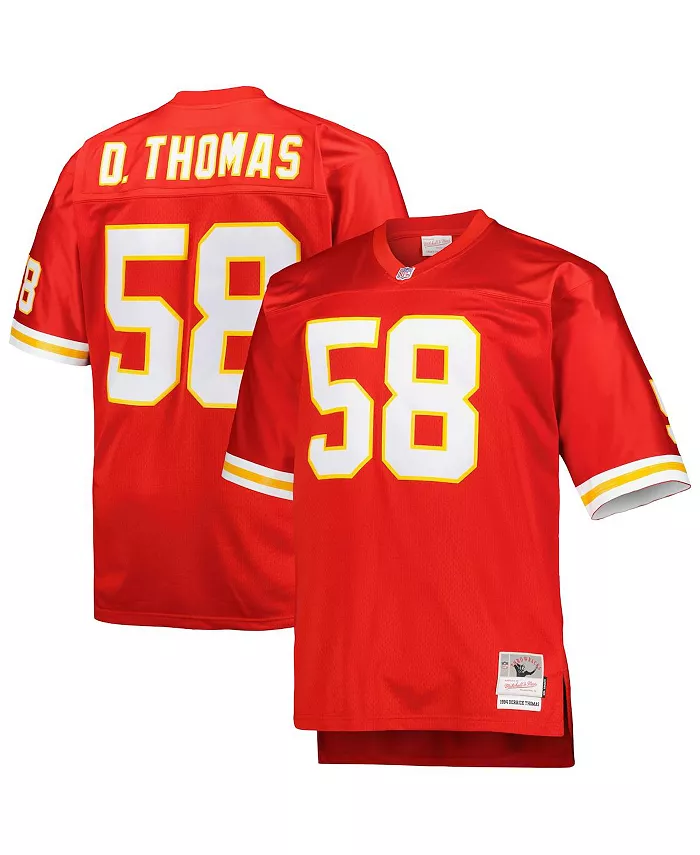 

Мужская реплика джерси Derrick Thomas Kansas City Chiefs 1994 года, красная, для высоких и полных Mitchell & Ness