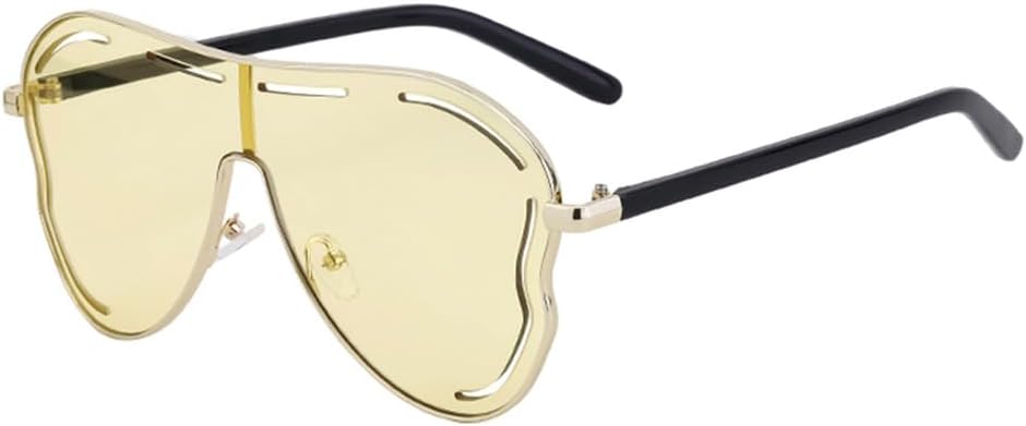 

Крупные квадратные солнцезащитные очки-щитки для женщин, большая оправа, модель «бабочка», цельные солнцезащитные очки для женщин, защита от ультрафиолета UV400 WNCKSQ, Doublegreen