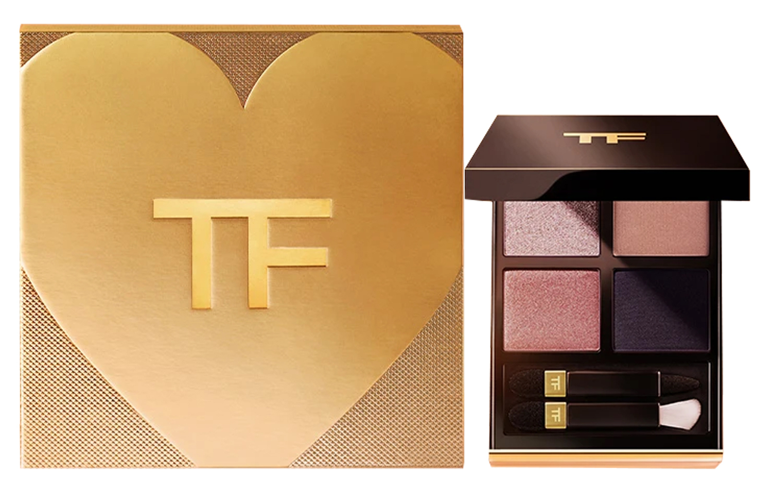 Палетка теней для век TF Dream Glamor 4 цвета легко растушевывается стойкая 10г TOM FORD — фото 2